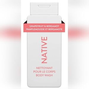 Native Grapefruit & Bergamot Body Wash - White and Pink